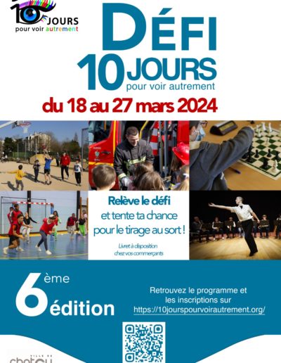 Affiche Défi 10 jours pour voir autrement 2024