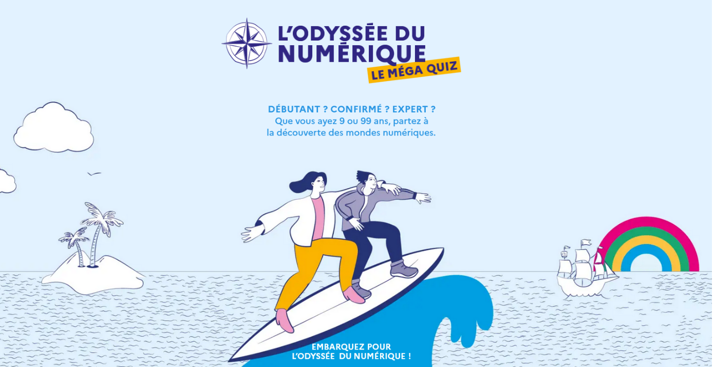 Jeu Odyssée du numérique