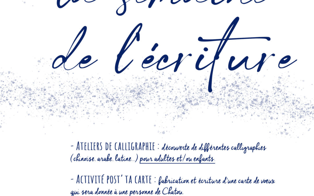 La Semaine de l’Écriture 2023